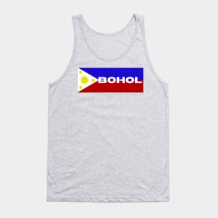 Province of Bohol in Philippines Flag Tank Top